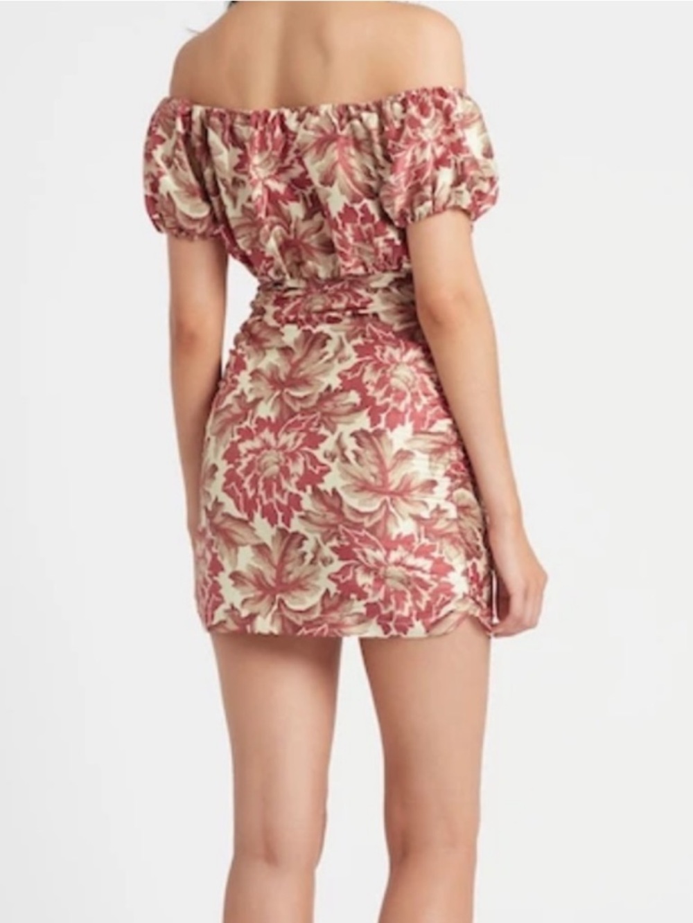 SIR The Label Valetta Silk Romantic Floral Mini Dress Wedding Guest Cocktail - Picture 14 of 15